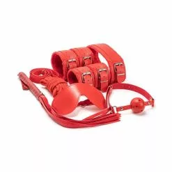 Coffret BDSM 7 Pièces WICKED Rouge