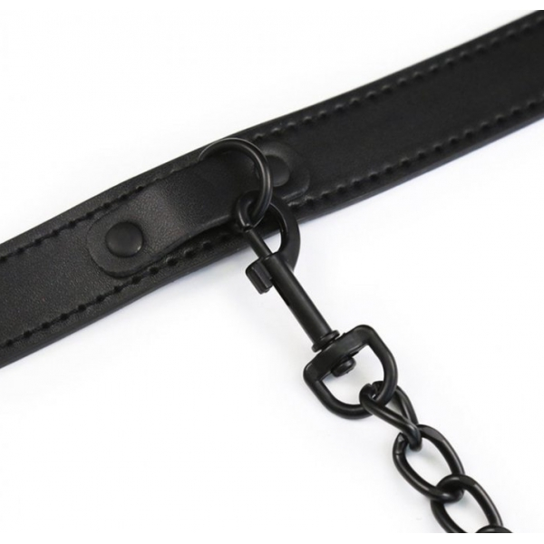 Collier Et Laisse BALL TOP Noir 9 Collier Et Laisse BALL TOP Noir – Image 7