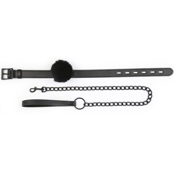 Collier Et Laisse BALL TOP Noir 11 Collier Et Laisse BALL TOP Noir – Image 9