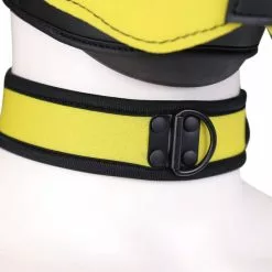 Kinky Puppy Collier PUPPY En Néoprène Jaune -Promos Colliers & Laisses Boutique collier puppy en neoprene jaune 2
