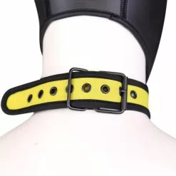 Kinky Puppy Collier PUPPY En Néoprène Jaune -Promos Colliers & Laisses Boutique collier puppy en neoprene jaune 3