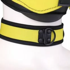 Kinky Puppy Collier PUPPY En Néoprène Jaune -Promos Colliers & Laisses Boutique collier puppy en neoprene jaune 4