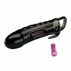 Gaine De Pénis Vibrante Avec Rabbit SLOANE Pretty Love 13 X 4cm -Promos Colliers & Laisses Boutique gaine de penis vibrante avec rabbit sloane pretty love 13 x 4cm 2