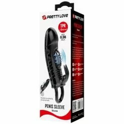 Gaine De Pénis Vibrante Avec Rabbit SLOANE Pretty Love 13 X 4cm -Promos Colliers & Laisses Boutique gaine de penis vibrante avec rabbit sloane pretty love 13 x 4cm 6