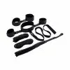 Kit SM Bondage Néoprène 6 Pièces Noir 1 Kit SM Bondage Néoprène 6 Pièces Noir -Promos Colliers & Laisses Boutique kit sm bondage neoprene 6 pieces noir