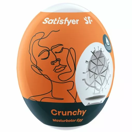 Oeuf De Masturbation SATISFYER Crunchy -Promos Colliers & Laisses Boutique oeuf de masturbation satisfyer crunchy